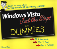 Book Cover for Windows Vista Just the Steps for Dummies by Nancy Muir