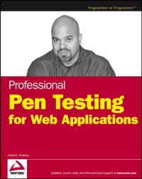 Book Cover for Professional Pen Testing for Web Applications by Andres Andreu