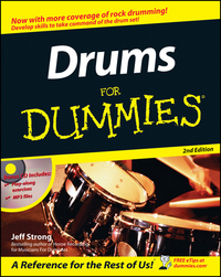 Book Cover for Drums for Dummies by Jeff Strong