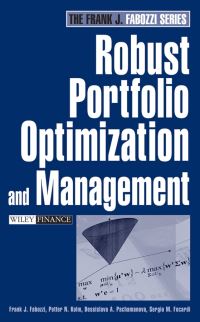 Book Cover for Robust Portfolio Optimization and Management by Frank J Fabozzi