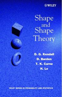 Book Cover for Shape and Shape Theory by D. G. Kendall