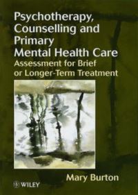 Book Cover for Psychotherapy, Counselling and Primary Mental Health Care by Mary Burton
