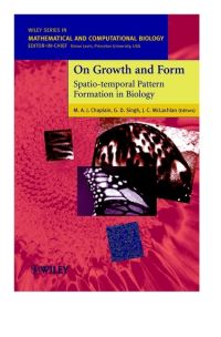 Book Cover for On Growth and Form by M A J Chaplain, J C McLachlan, G D Singh