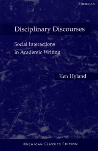 Book Cover for Disciplinary Discourses by Ken Hyland