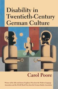Book Cover for Disability in Twentieth-Century German Culture by Carol Poore