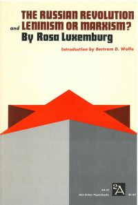 Book Cover for The Russian Revolution by Rosa Luxemburg