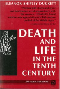 Book Cover for Death and Life in the Tenth Century by Eleanor Shipley Duckett