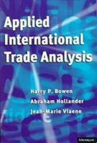 Book Cover for Applied International Trade Analysis by Harry P Bowen, Abraham Hollander, JeanMarie Viaene