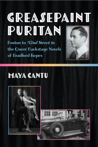 Book Cover for Greasepaint Puritan by Maya Cantu