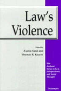 Book Cover for Law's Violence by Austin Sarat, Thomas R Kearns