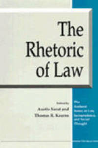 Book Cover for The Rhetoric of Law by Austin Sarat, Thomas R Kearns