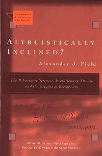 Book Cover for Altruistically Inclined? by Alexander J Field