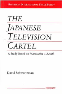 Book Cover for The Japanese Television Cartel by David Schwartzman