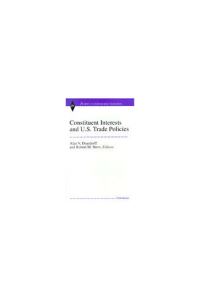 Book Cover for Constituent Interests and U.S. Trade Policies by Alan V Deardorff, Robert M Stern