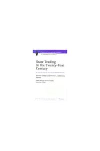 Book Cover for State Trading in the Twenty-First Century by Thomas Cottier, Petros C Mavroidis, Khrista Nadakavukaren Schefer, World Trade Forum