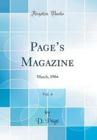 Book Cover for Page's Magazine, Vol. 4 by D Page