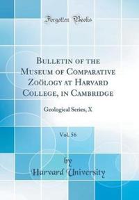 Book Cover for Bulletin of the Museum of Comparative Zoology at Harvard College, in Cambridge, Vol. 56 by Harvard University