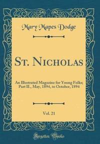 Book Cover for St. Nicholas, Vol. 21 by Mary Mapes Dodge