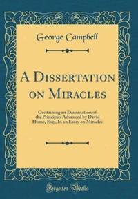 Book Cover for A Dissertation on Miracles by George Campbell