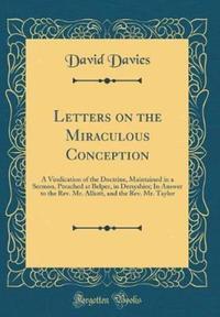 Book Cover for Letters on the Miraculous Conception by David Davies