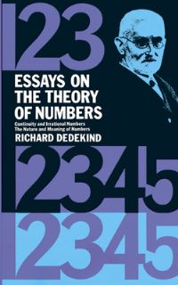 Book Cover for Essays on the Theory of Numbers by Richard Dedekind