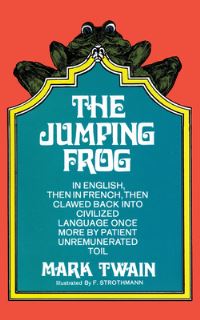 Book Cover for The Jumping Frog by Mark Twain