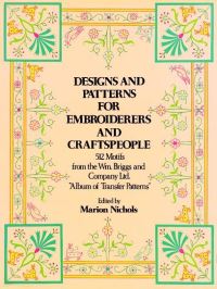 Book Cover for Designs and Patterns for Embroiderers and Craftsmen by Wm Briggs and Company, Marion Nichols