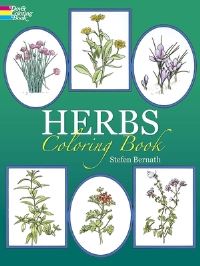 Book Cover for Herbs Coloring Book by Stefen Bernath