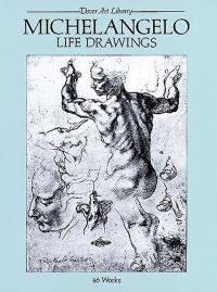 Book Cover for Michelangelo Life Drawings by Michelangelo Buonarroti