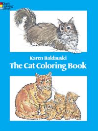 Book Cover for The Cat Coloring Book by Karen Baldauski, Laura S Hair