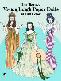 Book Cover for Vivien Leigh Paper Dolls by Tom Tierney