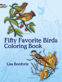 Book Cover for Fifty Favorite Birds by Lisa Bonforte