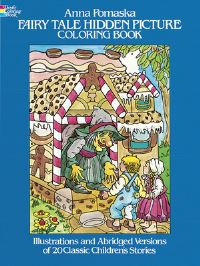 Book Cover for Fairy Tale Hidden Picture Coloring Book by Anna Pomaska