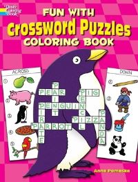 Book Cover for Fun With Crossword Puzzles by Anna Pomaska