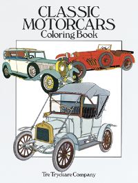 Book Cover for Classic Motorcars Coloring Book by Tre Tryckare Co