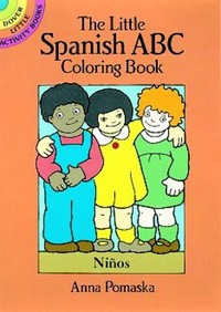 Book Cover for The Little Spanish ABC Coloring Book by Anna Pomaska
