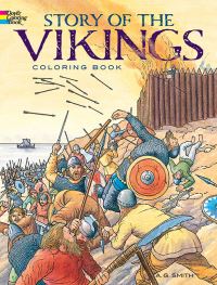 Book Cover for Story of the Vikings Coloring Book by A G Smith