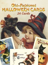 Book Cover for Old-Fashioned Halloween Cards by Gabriella Oldham