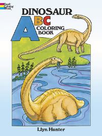 Book Cover for Dinosaur ABC Coloring Book by Llyn Hunter