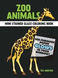Book Cover for The Little Zoo Animals Stained Glass by Theodore Menton