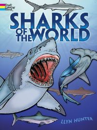 Book Cover for Sharks of the World Coloring Book by Llyn Hunter