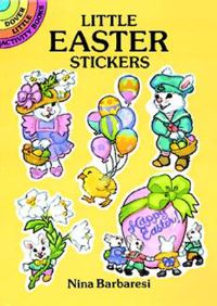 Book Cover for Little Easter Stickers by Nina Barbaresi
