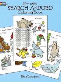 Book Cover for Fun With Search-a-Word Coloring Book by Nina Barbaresi