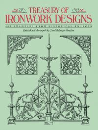 Book Cover for Treasury of Ironwork Designs by Carol Belanger Grafton