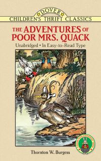 Book Cover for The Adventures of Poor Mrs. Quack by Thornton W Burgess, Thornton W Burgess Museum, Green Briar Nature Center