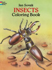 Book Cover for Insects Coloring Book by Jan Sovak