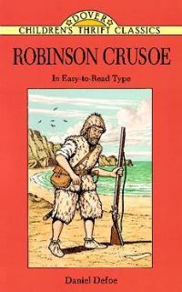 Book Cover for Robinson Crusoe by Daniel Defoe, Robert Blaisdell, John Green
