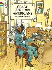 Book Cover for Great African-Americans Coloring Book by Taylor Oughton