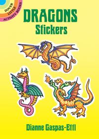 Book Cover for Dragons Stickers by Dianne GaspasEttl