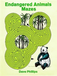 Book Cover for Endangered Animals Mazes by Dave Phillips